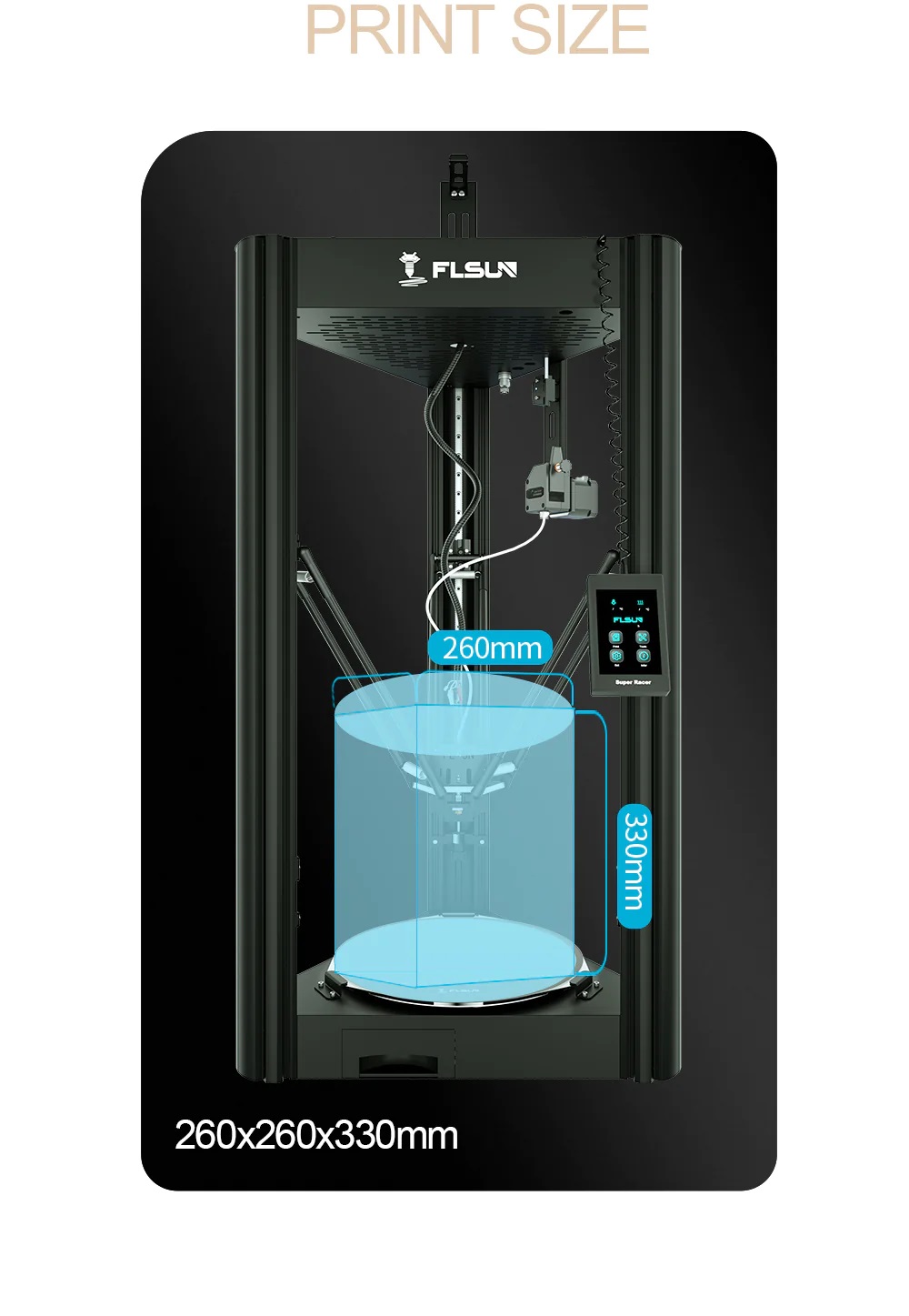 [视频] FLSUN Super Racer(SR) 3D打印机：如此之快