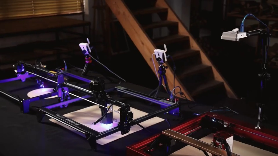 [视频] Mintion Lasercam：适用于激光雕刻切割机的远程监控、定位、火灾探测器