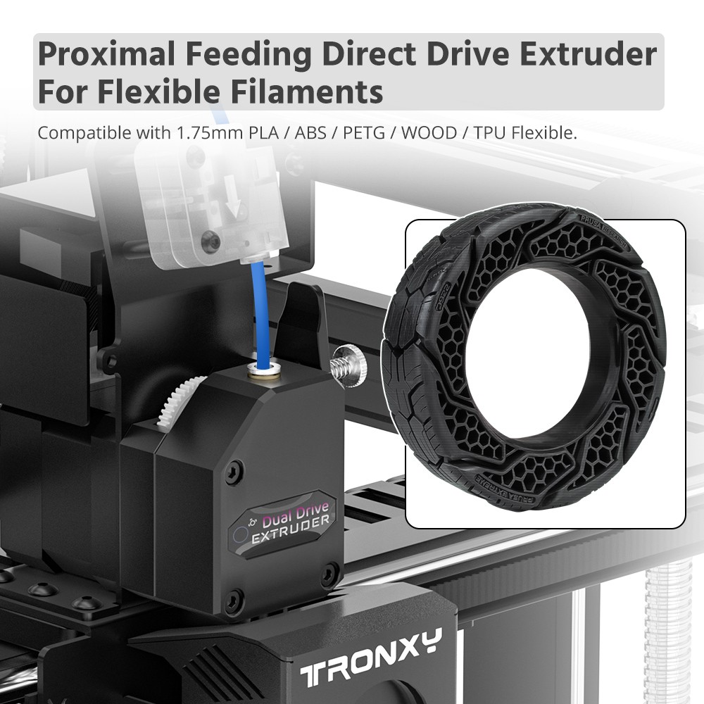 [视频] Tronxy VEHO-1000-16：1000x1000x1600mm 320°c 高温直驱3D打印机