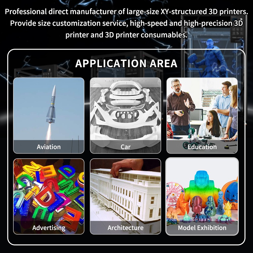 [视频] Tronxy VEHO-1000-16：1000x1000x1600mm 320°c 高温直驱3D打印机