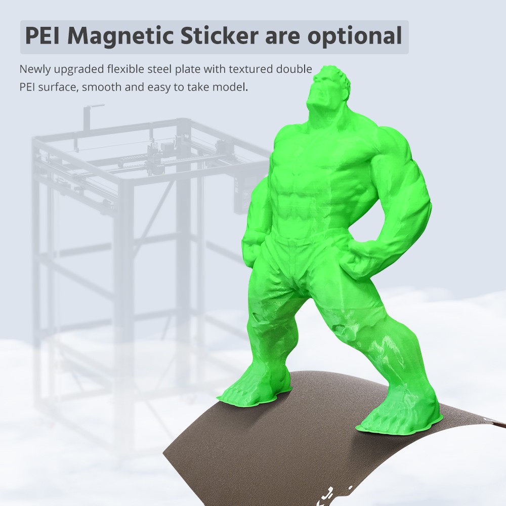 [视频] Tronxy VEHO-1000-16：1000x1000x1600mm 320°c 高温直驱3D打印机
