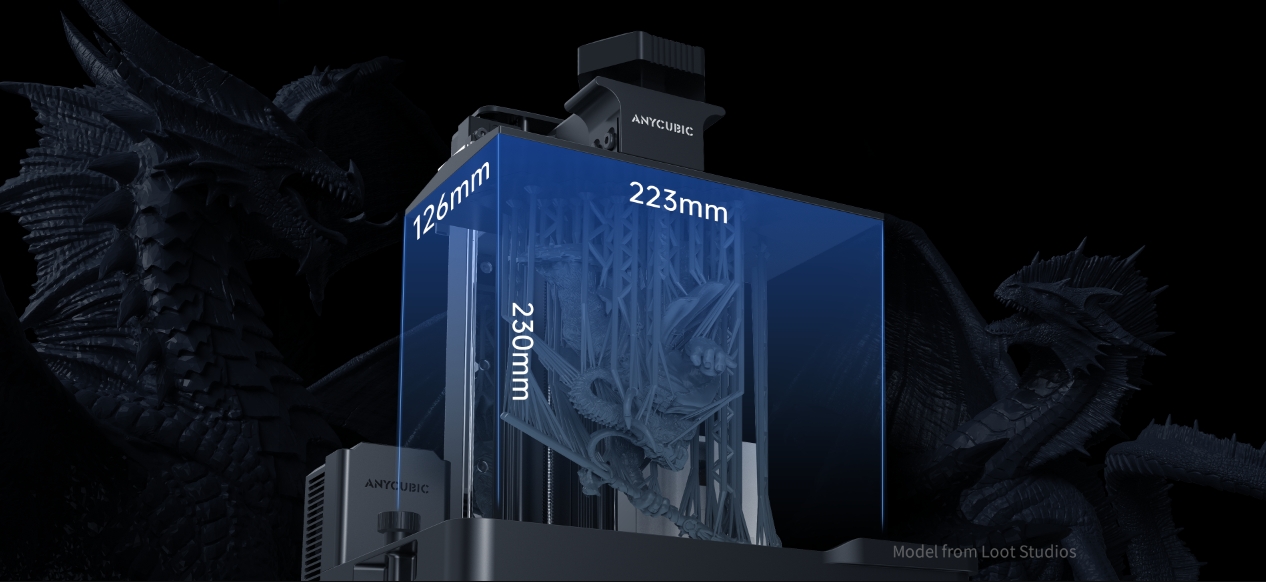 [视频] Anycubic Photon Mono M7 Pro：10.1寸14K自动进退料 LCD快速光固化3D打印机