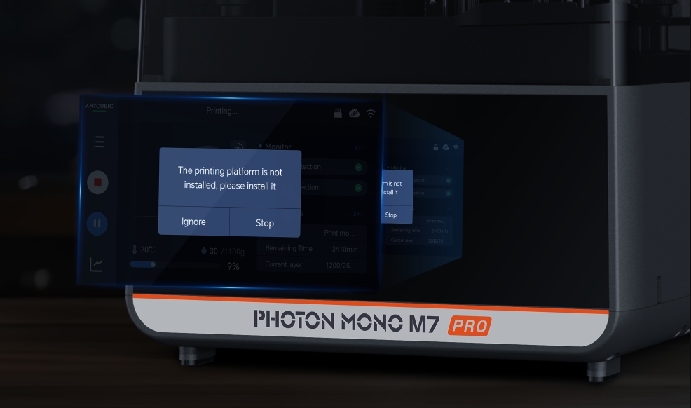 [视频] Anycubic Photon Mono M7 Pro：10.1寸14K自动进退料 LCD快速光固化3D打印机