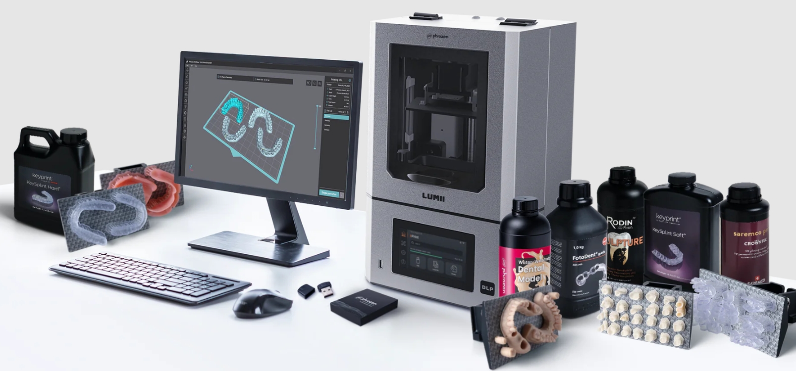 [视频] Phrozen Lumii DLP 3D打印机：让您的椅旁3D打印变得可预测且简单