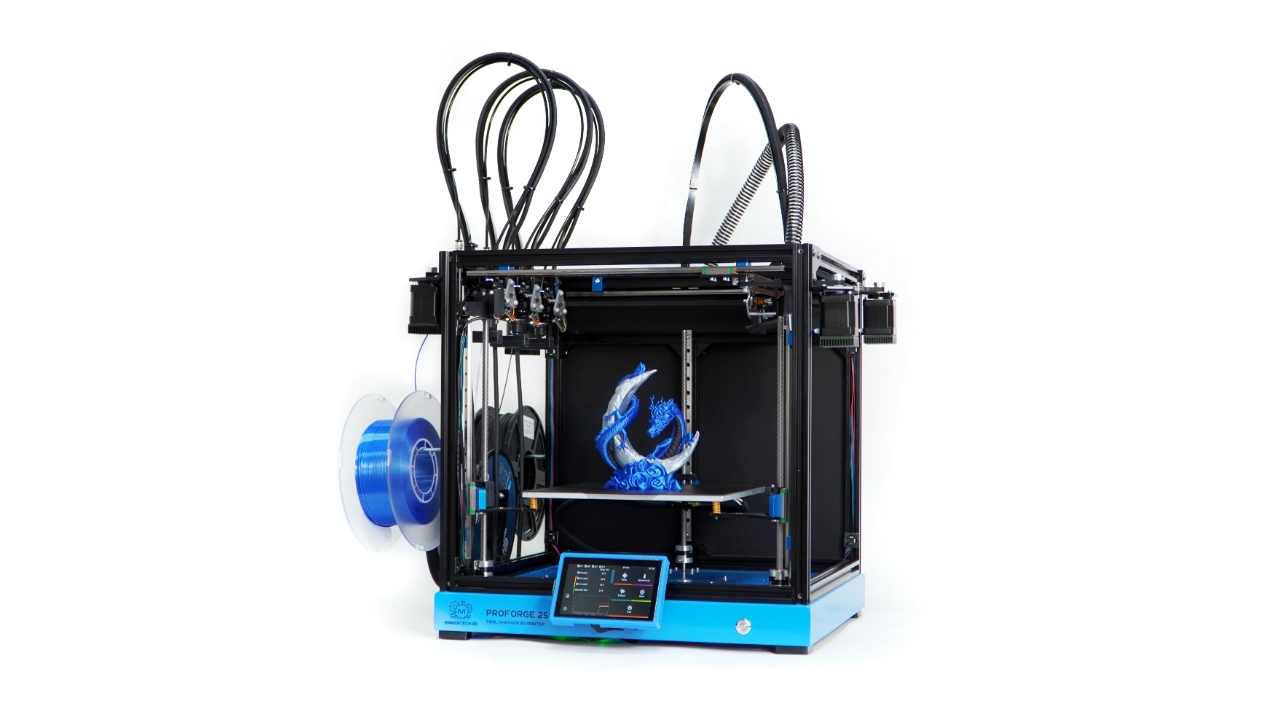 [视频] Makertech3D Proforge 250：三打印头、高速、多材料