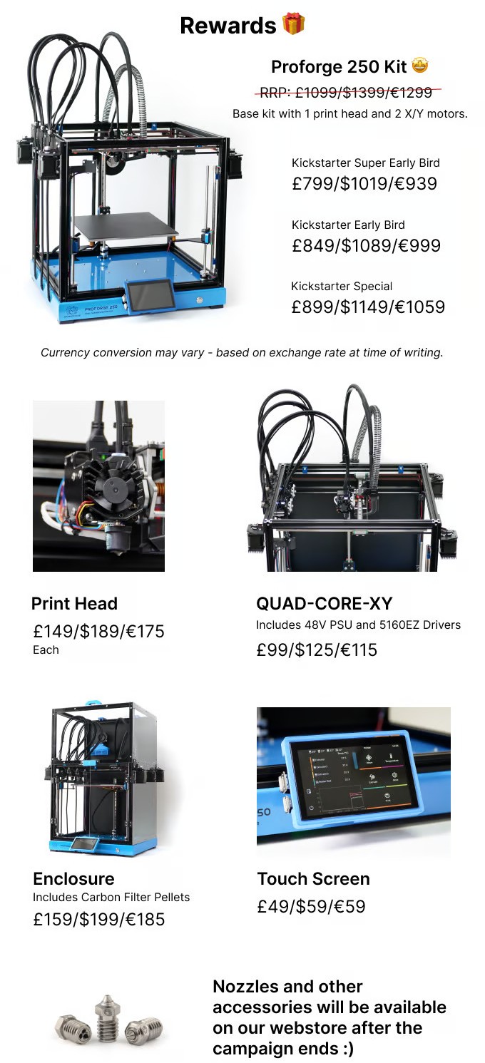 [视频] Makertech3D Proforge 250：三打印头、高速、多材料