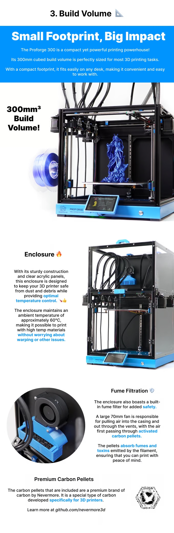 [视频] Makertech3D ProForge 300：先进的开源高速三独立工具切换3D打印机