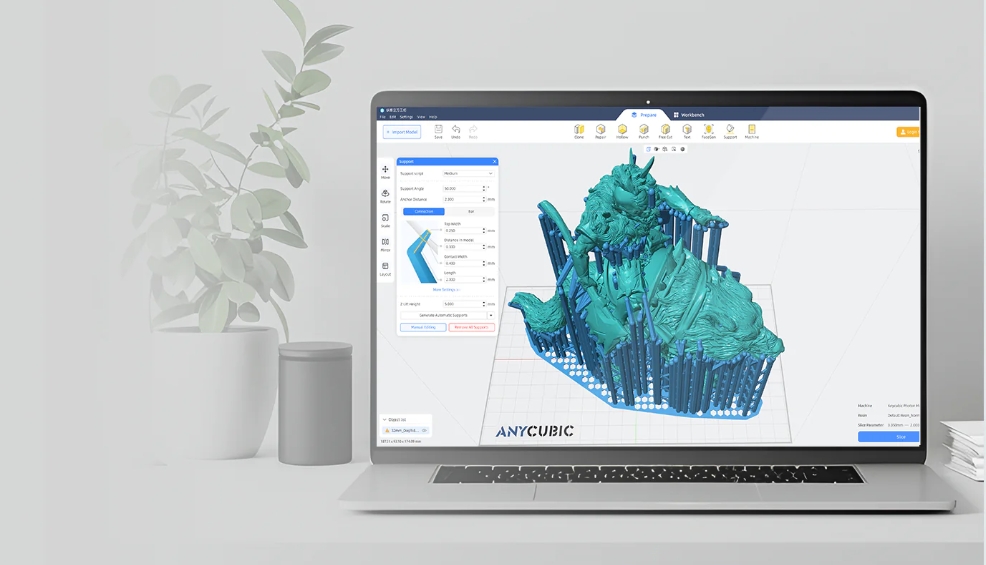 [视频] Anycubic Photon Mono 4：7 英寸10K高清屏入门级LCD光固化3D打印机
