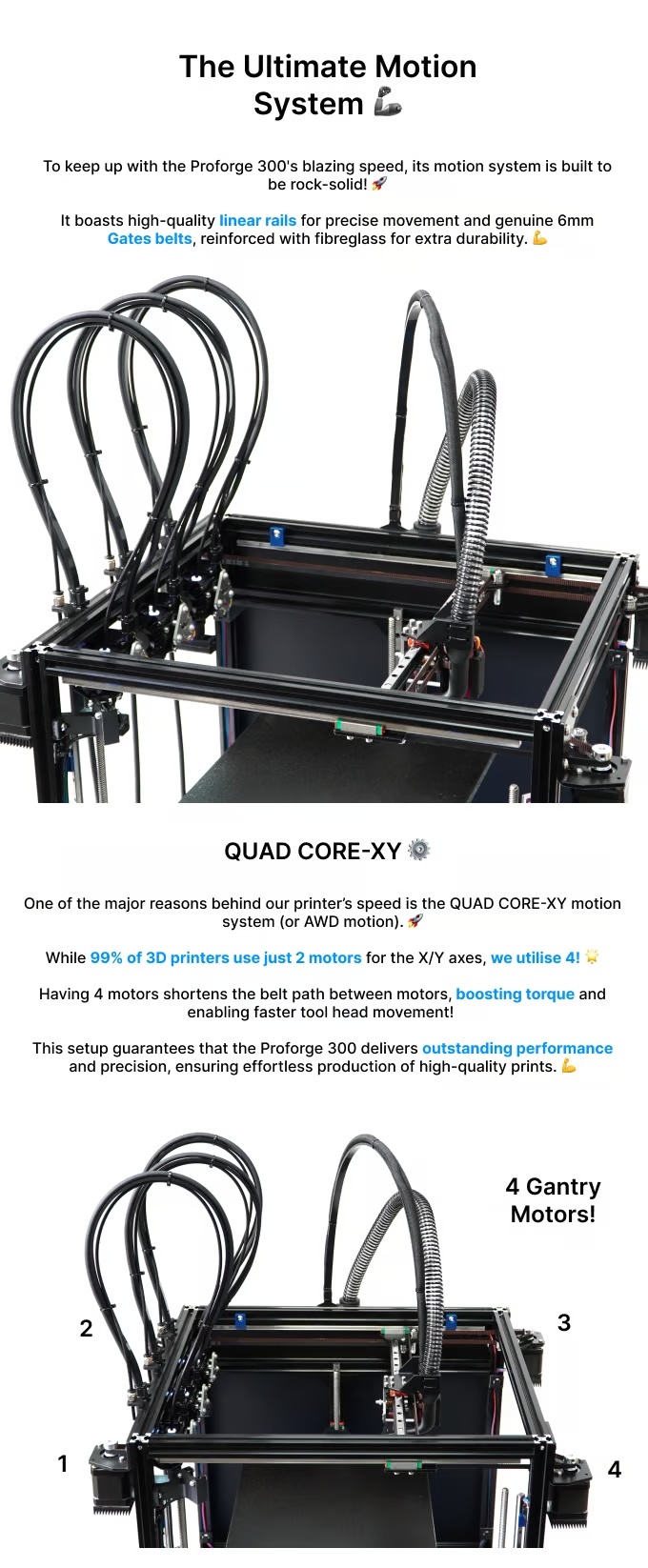 [视频] Makertech3D ProForge 300：先进的开源高速三独立工具切换3D打印机