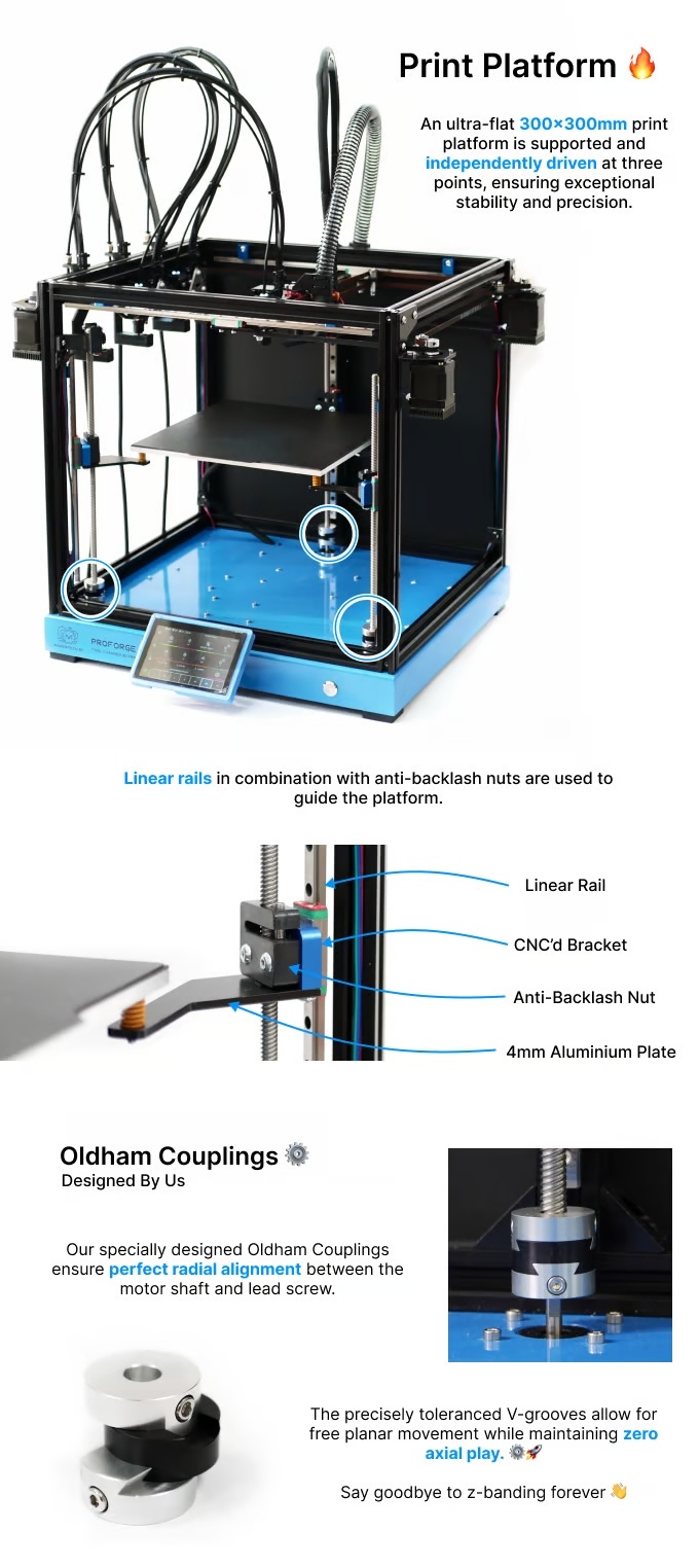 [视频] Makertech3D ProForge 300：先进的开源高速三独立工具切换3D打印机