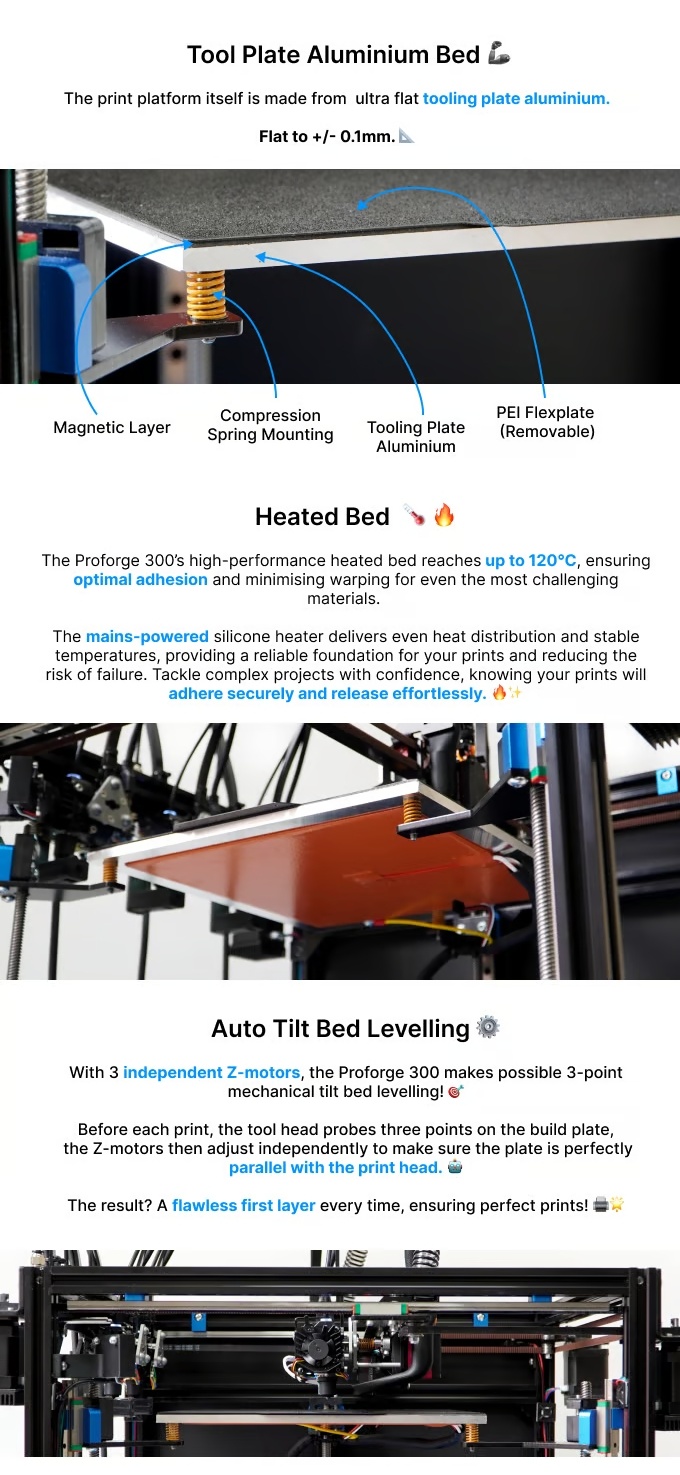 [视频] Makertech3D ProForge 300：先进的开源高速三独立工具切换3D打印机