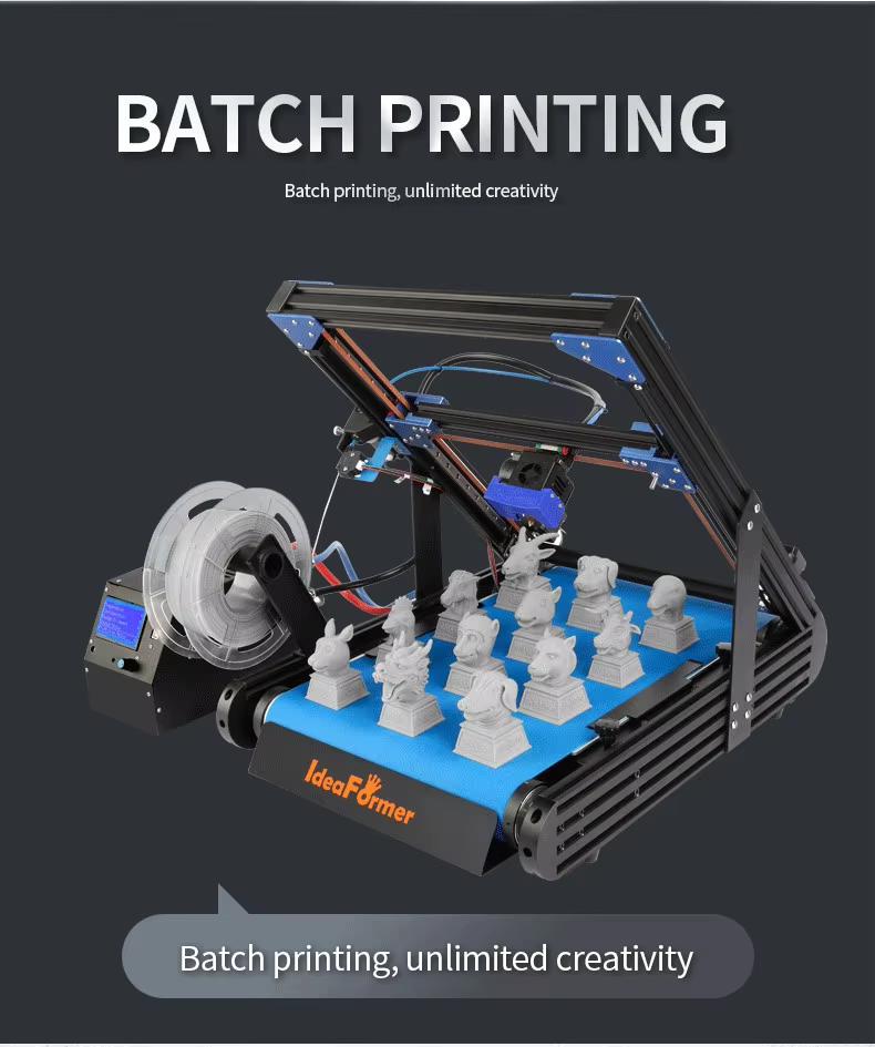 [视频] Ideaformer IR3 V1：传送带3D打印机