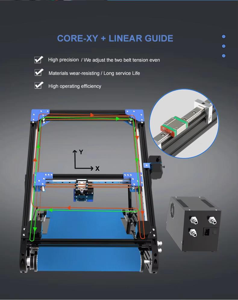[视频] Ideaformer IR3 V1：传送带3D打印机