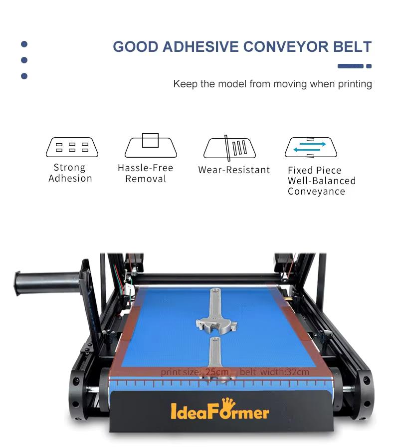[视频] Ideaformer IR3 V1：传送带3D打印机