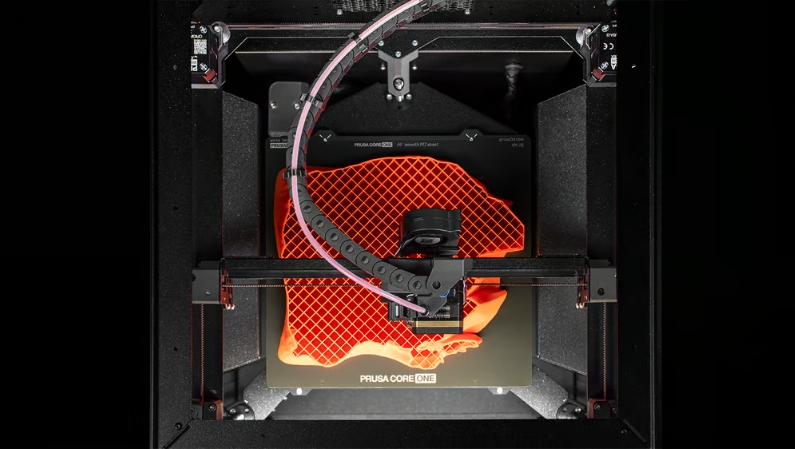 [视频] Prusa CORE One - 全封闭高速CoreXY 3D打印机配备主动腔体温度控制