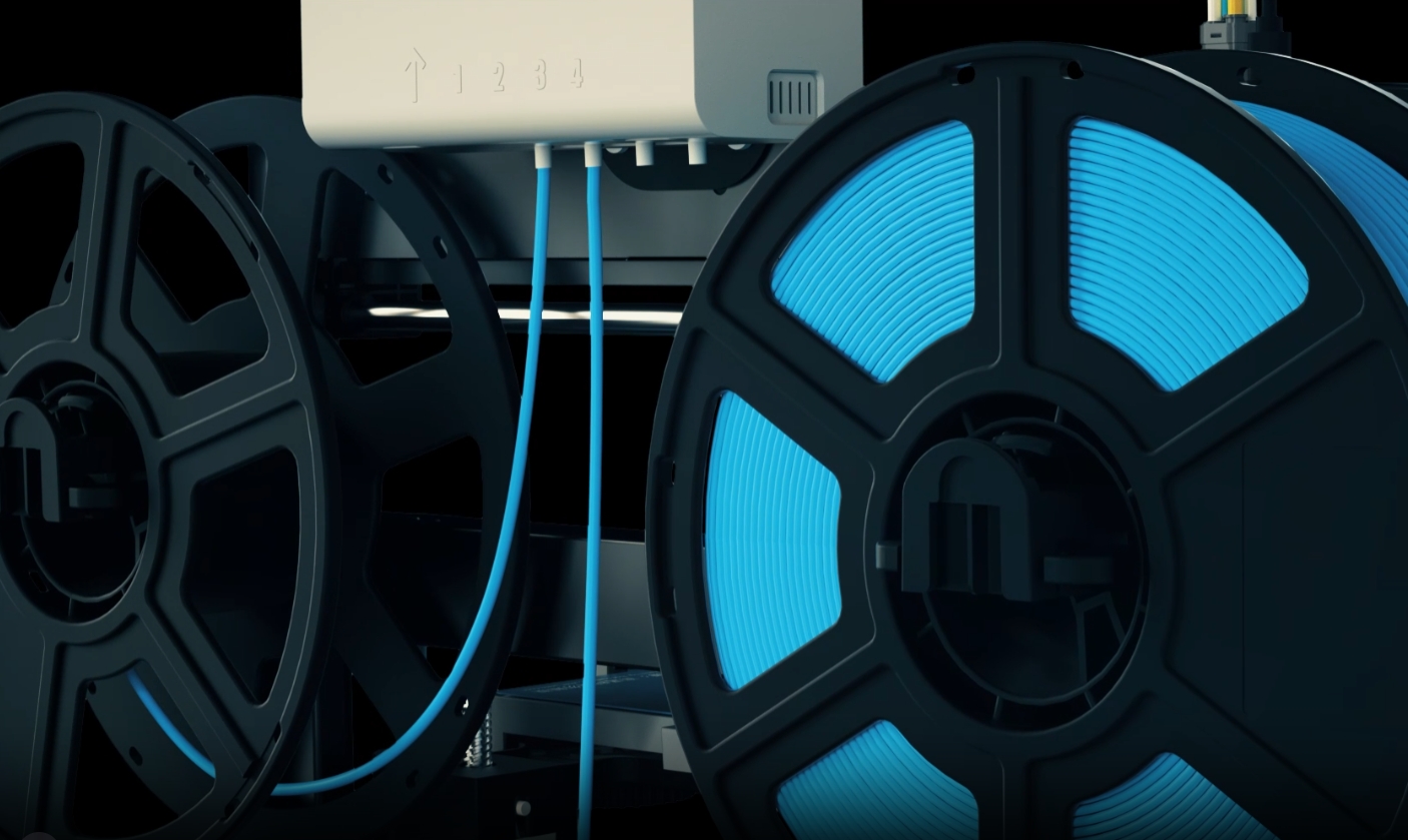 [视频] Flashforge AD5X：多色TPU柔性线材高速3D打印机