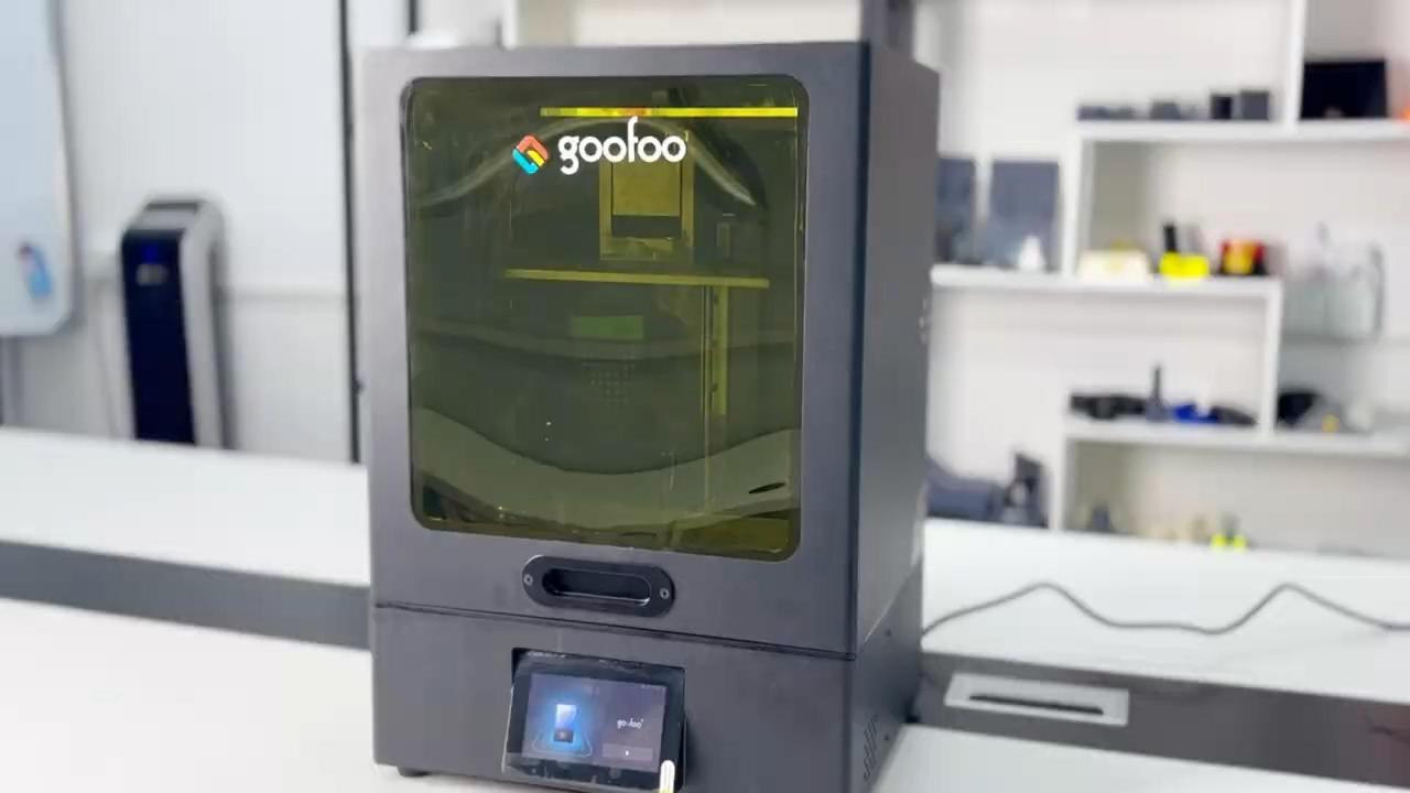 [视频] Goofoo LENS-M Pro光固化3D打印机开箱及调平视频