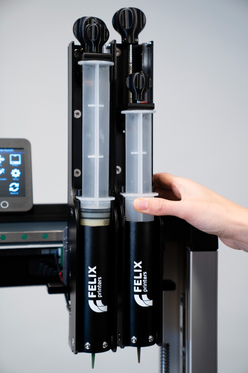 [视频] FELIX Food 1.6 - Switch Head 双头可切换食品3D打印机