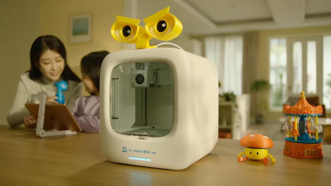 [视频] AOSEED X-MAKER JOY：一款为孩子创造无尽玩具的智能3D打印机