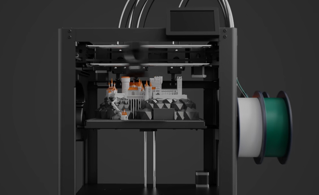 [视频] WonderMaker ZR Ultra | 4 个工具头 | 多色和多材料打印 | CoreXY | 开源