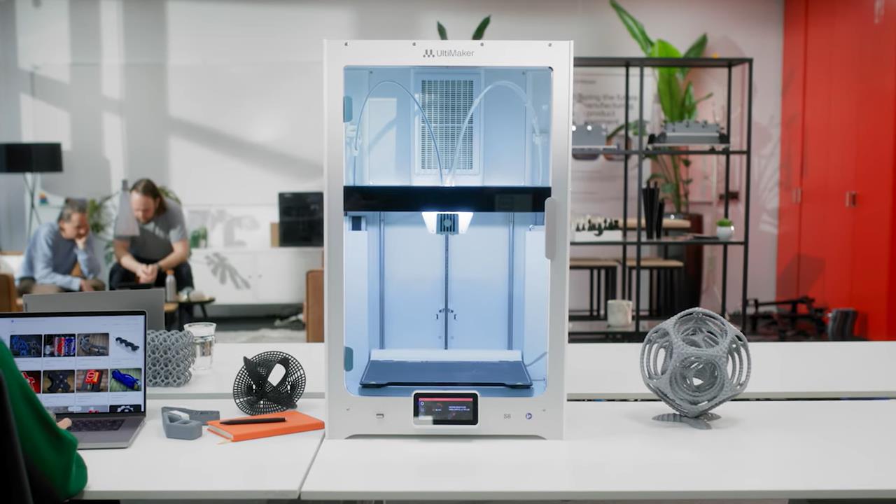 [视频] UltiMaker S8：欧洲制造的最快的桌面双材料专业3D打印机