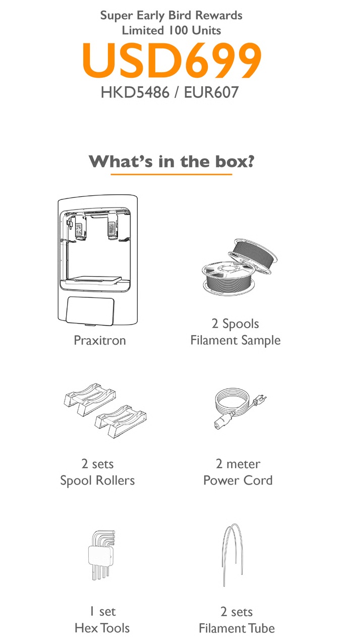 [视频] Praxitron：配备两个挤出机的经济型3D打印机