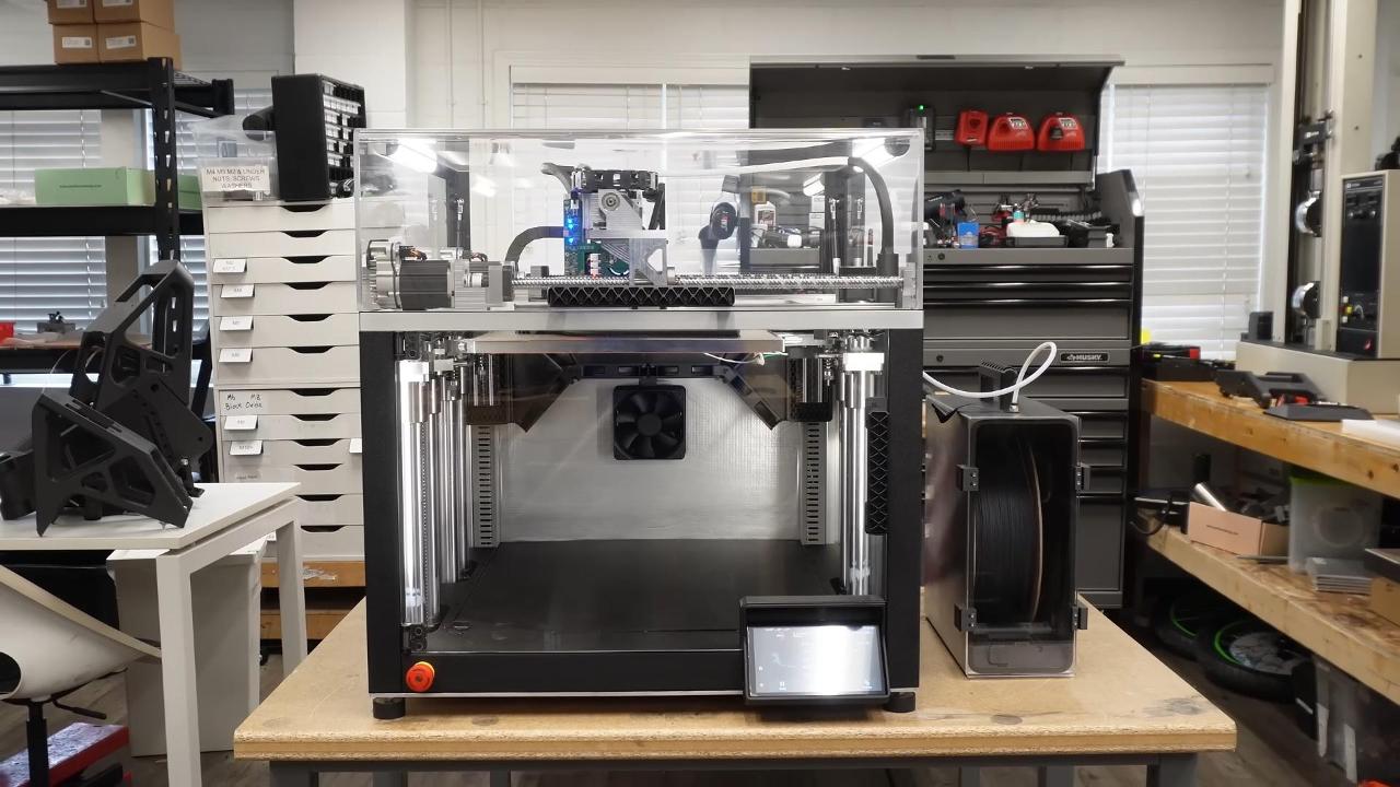 [视频] Pantheon HS-Pro：准工业级碳纤维增强聚合物3D打印机 2公斤/天