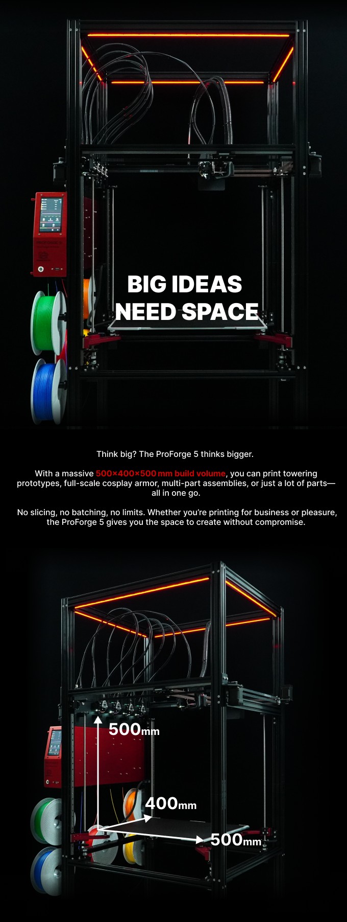 [视频] Makertech3D ProForge 5：五独立挤出头高速3D打印机