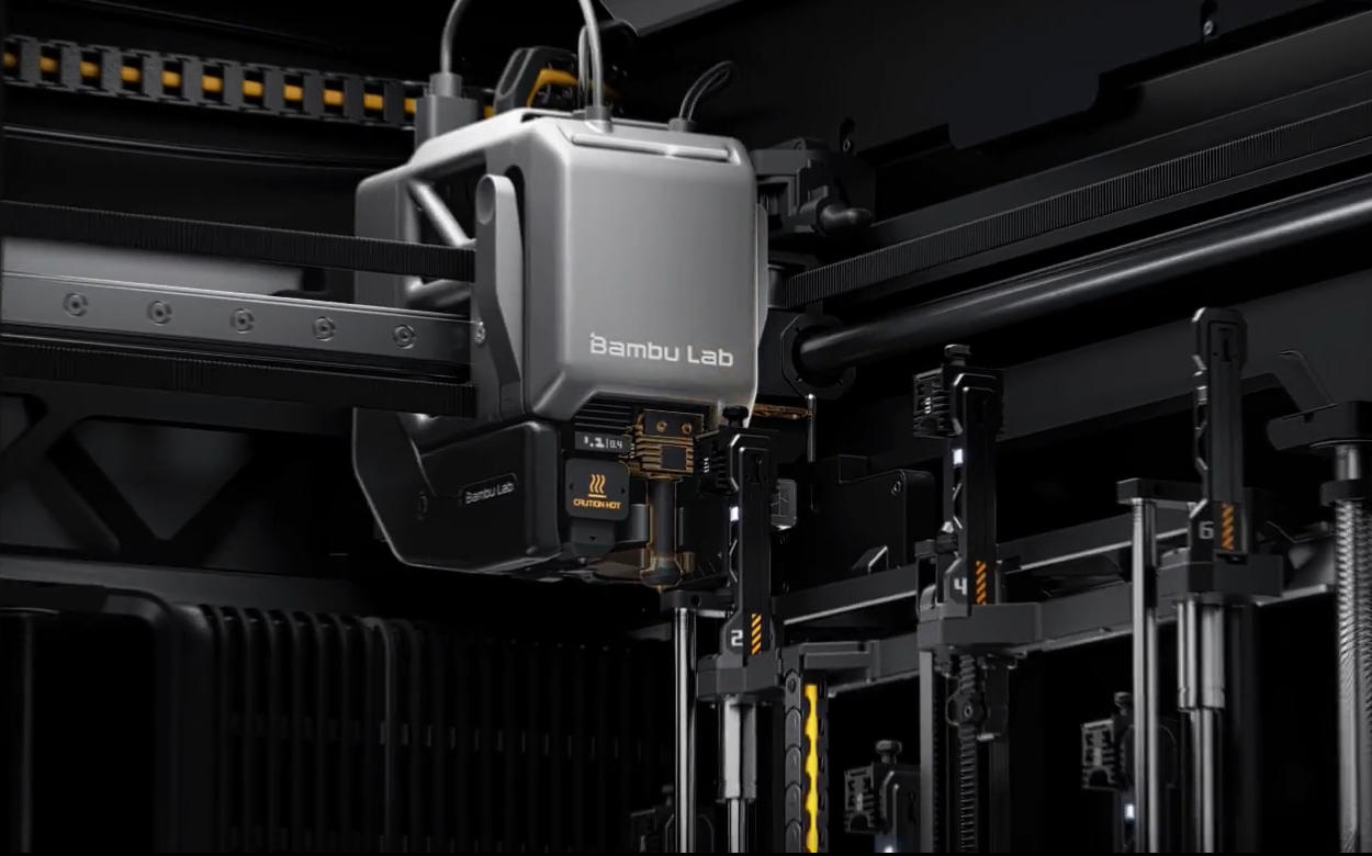 [视频] Bambu Lab H2C：出色，无需妥协！Vortek系统7热端换料