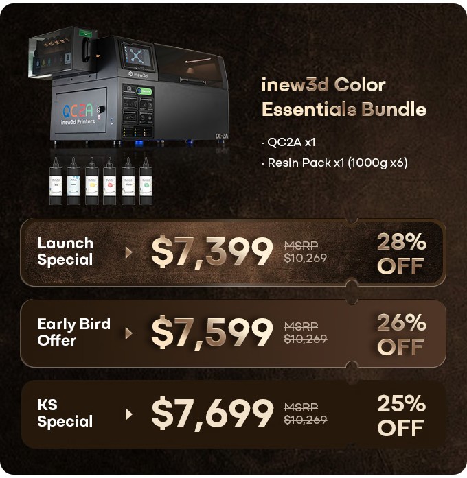 [视频] SIMBA3D inew3d QC2A：基于AI建模的桌面全彩色3D打印机