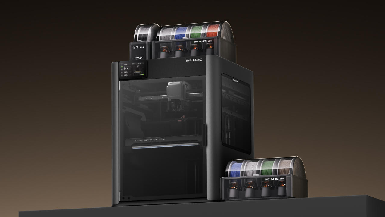 [视频] Bambu Lab H2C：出色，无需妥协！Vortek系统7热端换料